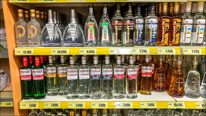 Цены на продукты в русском магазине в Германии