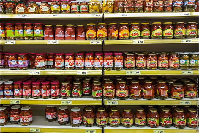 Цены на продукты в русском магазине в Германии