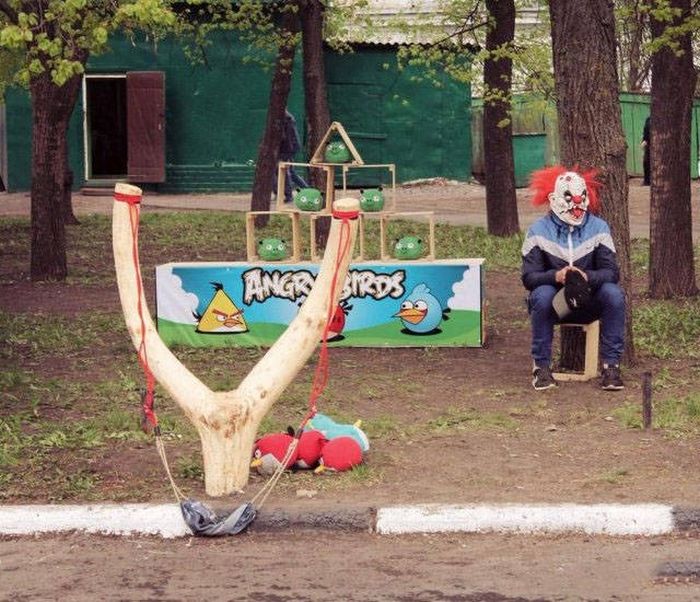Забавные фотографии, сделанные на территории России