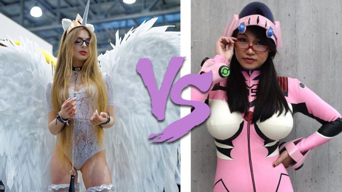 Российские и американские косплеерши с фестивалей Comic Con