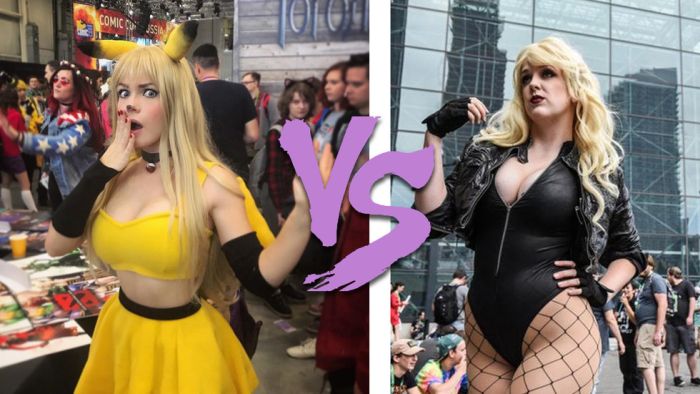 Российские и американские косплеерши с фестивалей Comic Con