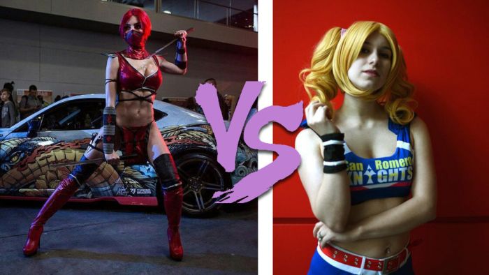 Российские и американские косплеерши с фестивалей Comic Con