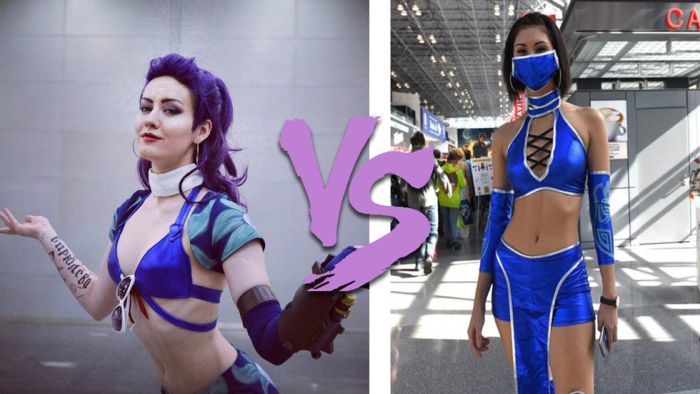 Российские и американские косплеерши с фестивалей Comic Con