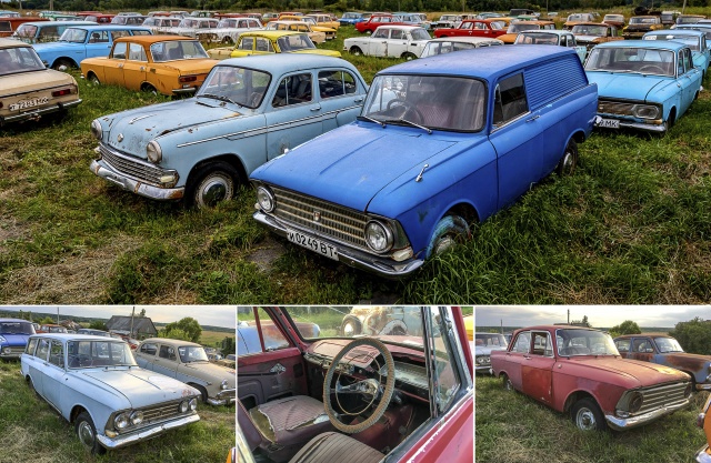 330 автомобилей-легенд доживают свой век под открытым небом