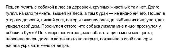 Истории людей из социальных сетей