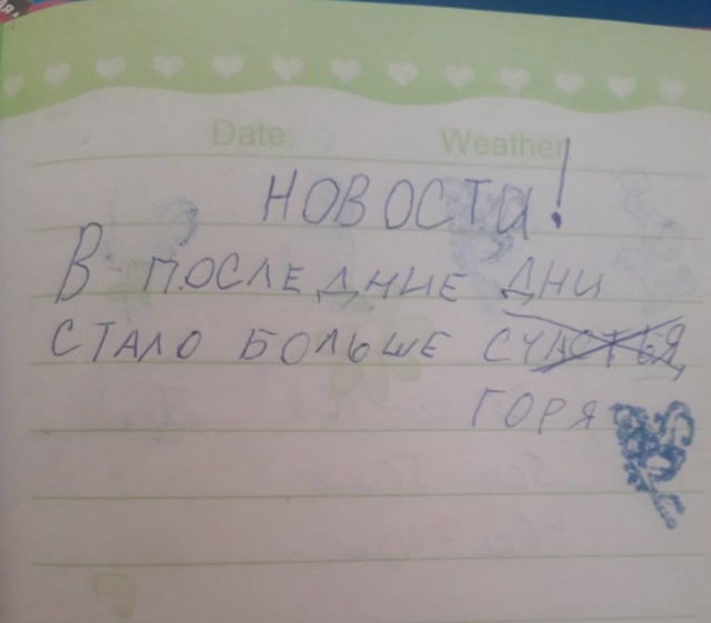 Мой дорогой дневник