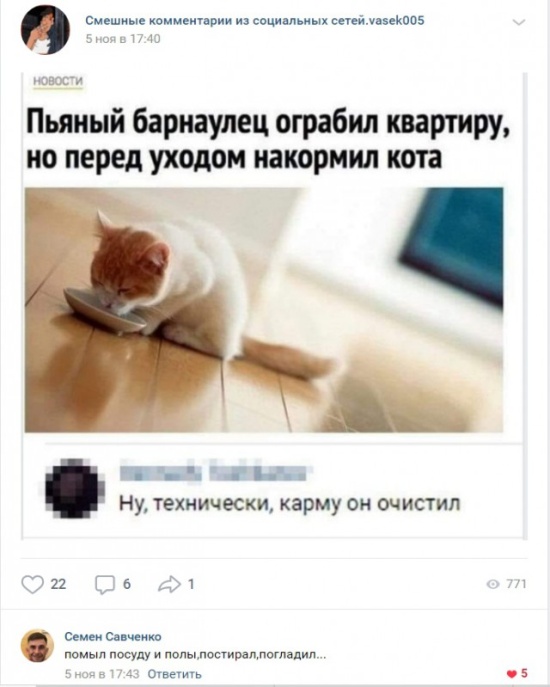 Комментарии и высказывания из социальных сетей