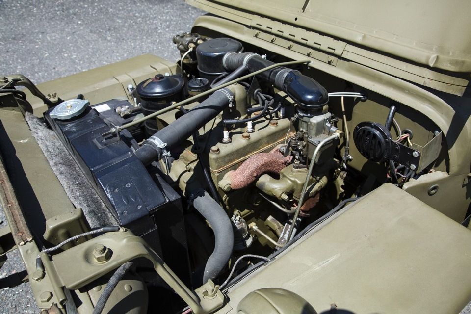 Willys MB Jeep в упаковке