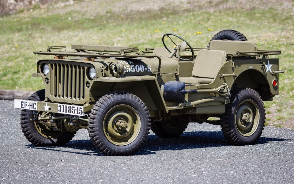 Willys MB Jeep в упаковке
