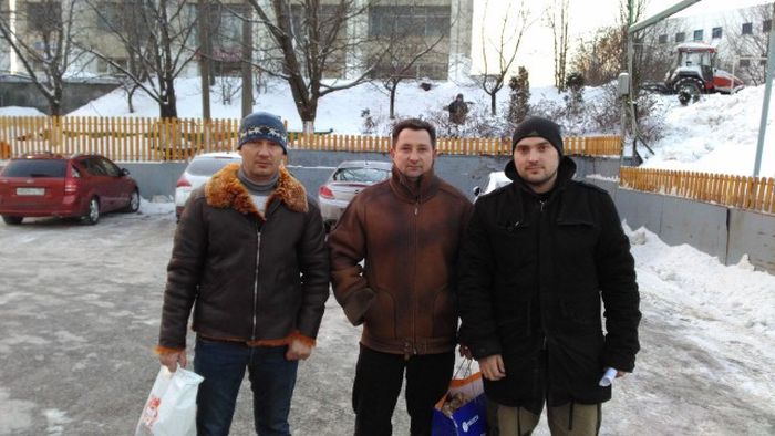 Захоронение останков советского солдата