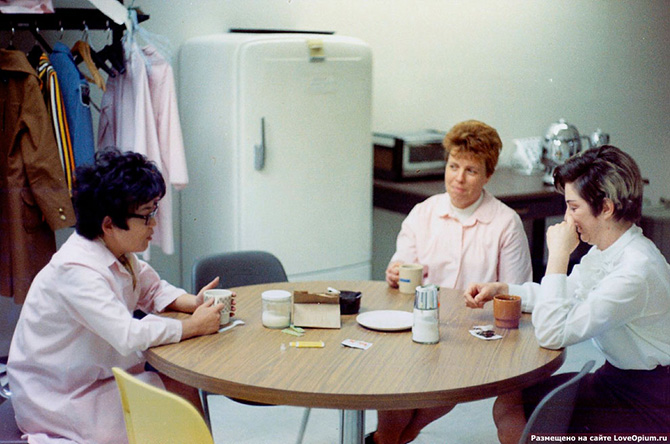 Офисные работники 50 лет назад Офисные работники 50 лет назад