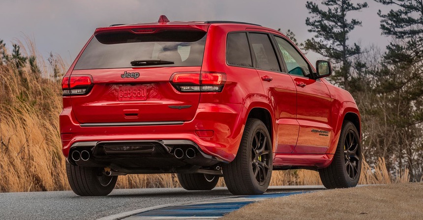 На днях Jeep представил самый мощный внедорожник Grand Cherokee Trackhawk