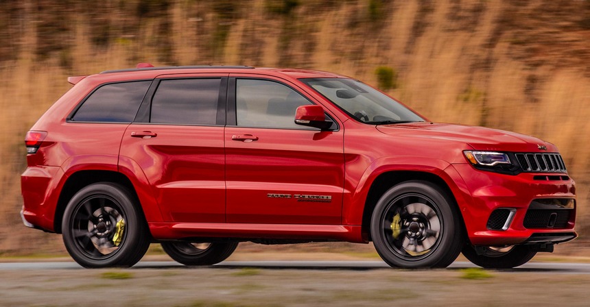На днях Jeep представил самый мощный внедорожник Grand Cherokee Trackhawk