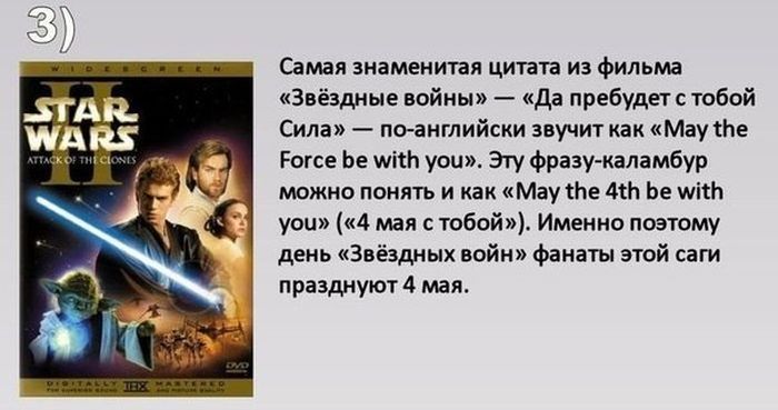 Интересные факты о кинематографии