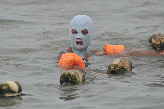 Мода на китайских пляжах — фейскини