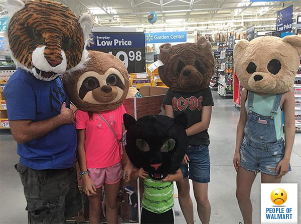Экстравагантные покупатели Walmart