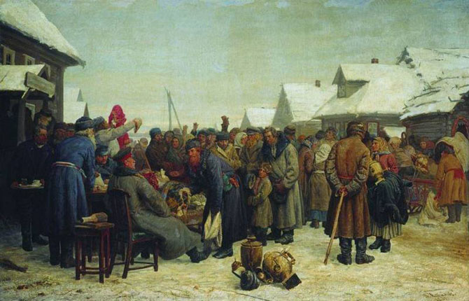 Россия 19-го века – картины маслом