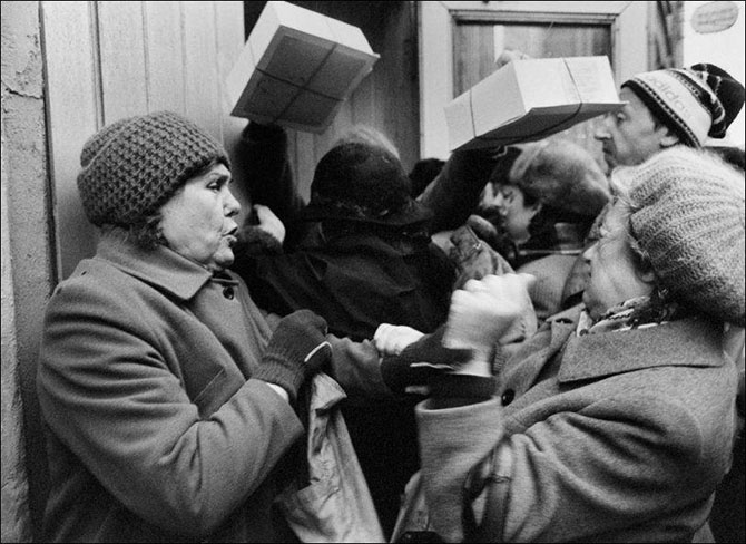 Товарный дефицит 80-90-х