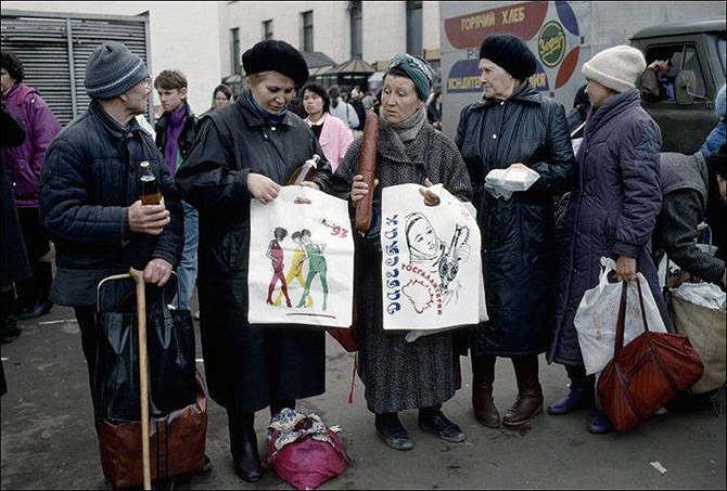 Товарный дефицит 80-90-х