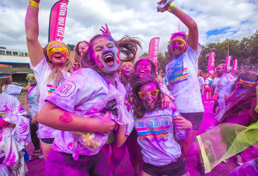 Забег The Color Run в Бельгии