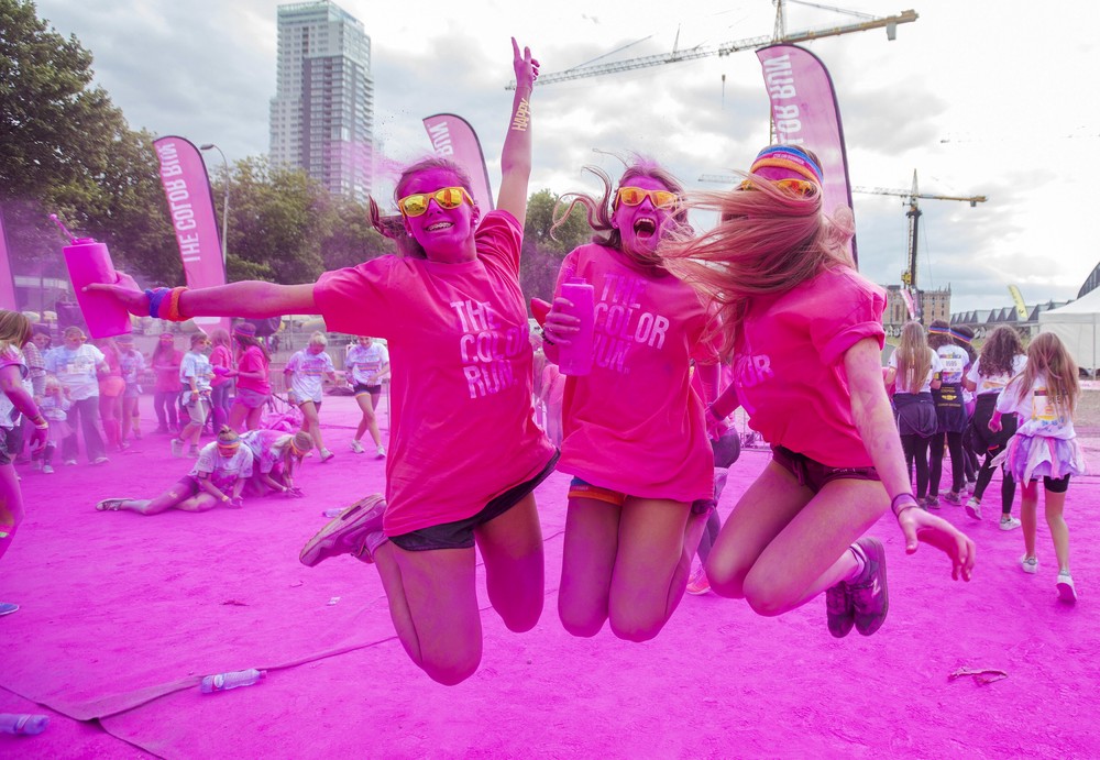 Забег The Color Run в Бельгии