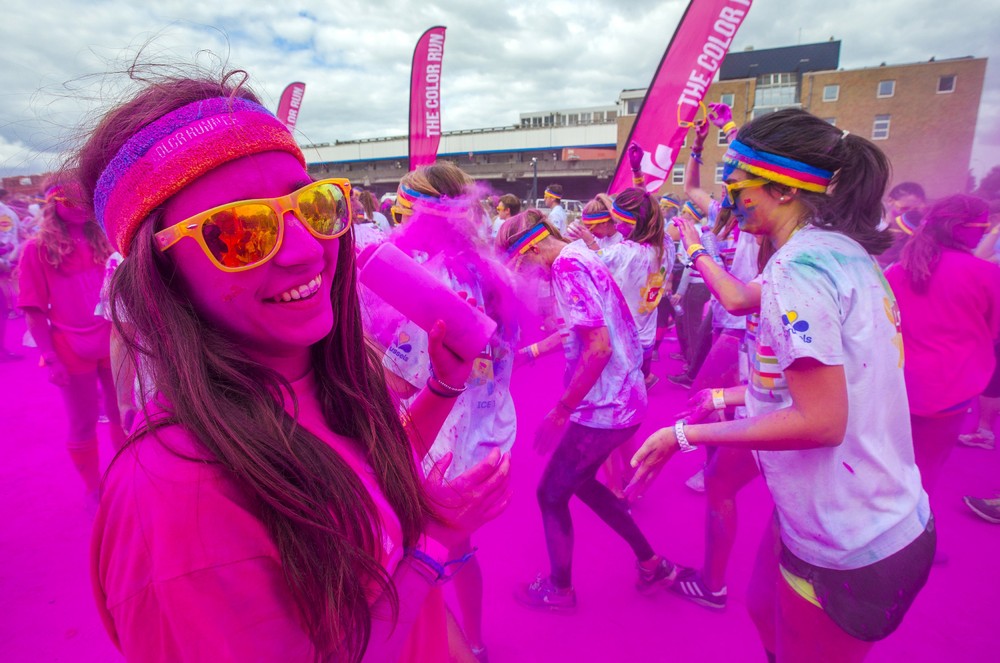 Забег The Color Run в Бельгии
