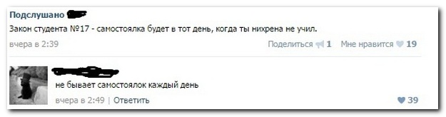 Смешные комментарии из социальных сетей