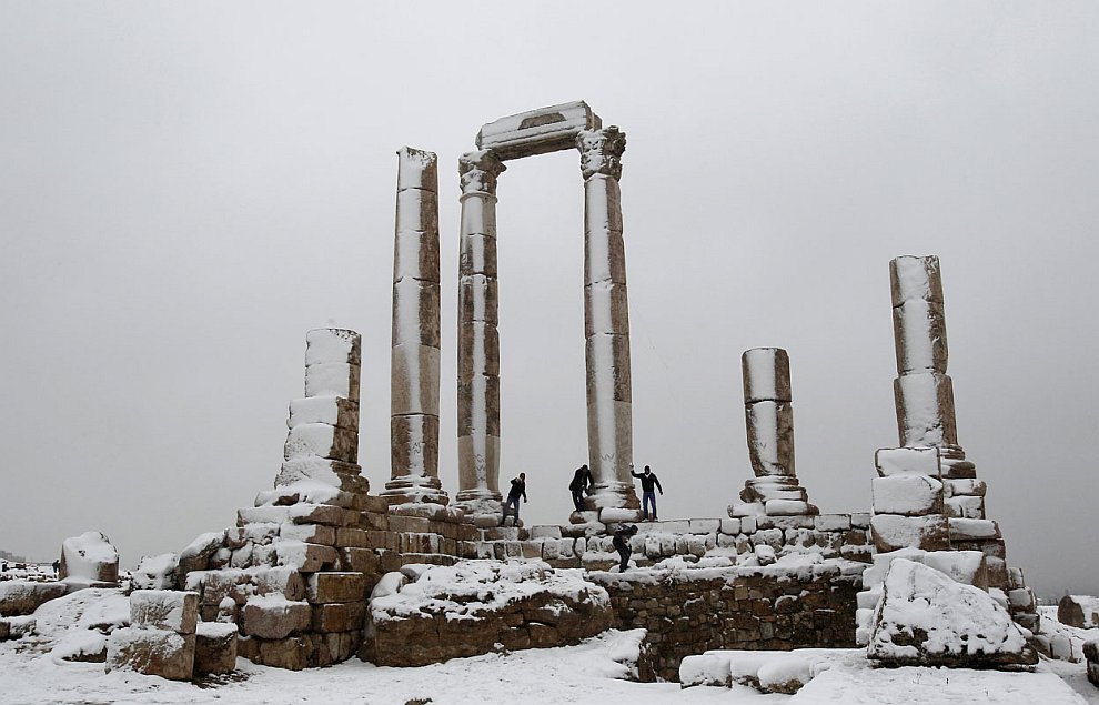 Снегопад на Ближнем Востоке Снегопад на Ближнем Востоке