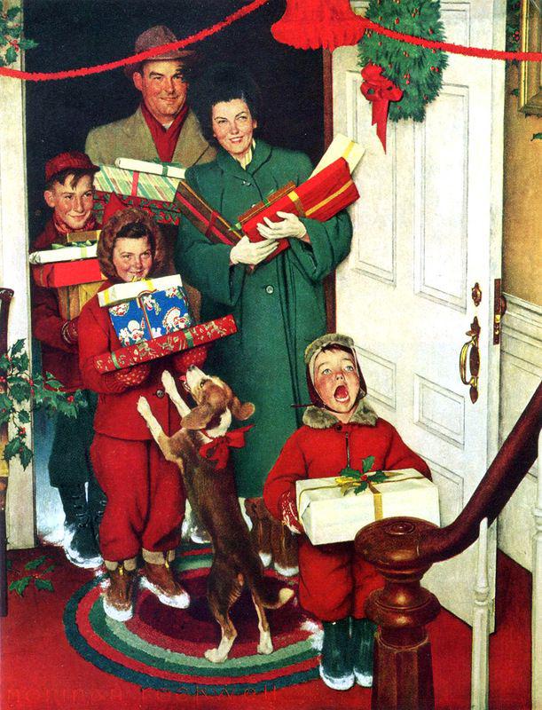 Как создавались рисунки Рокуэлла