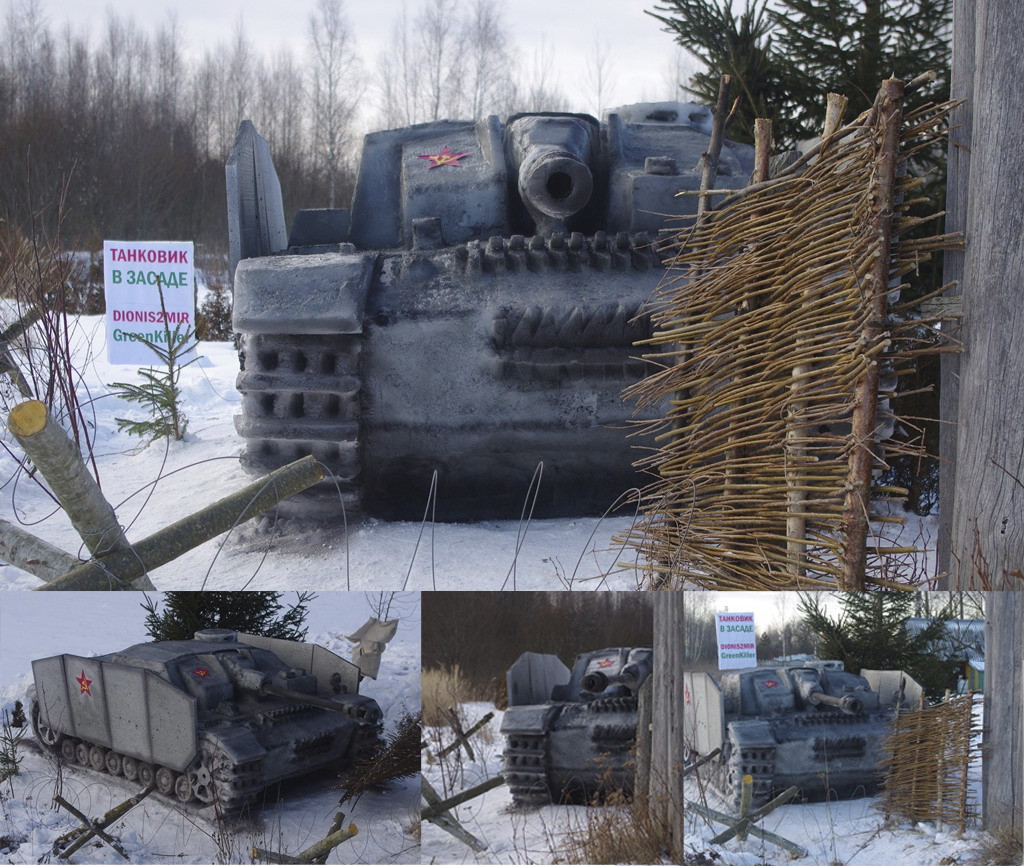 Множество танков появились в огородах россиян