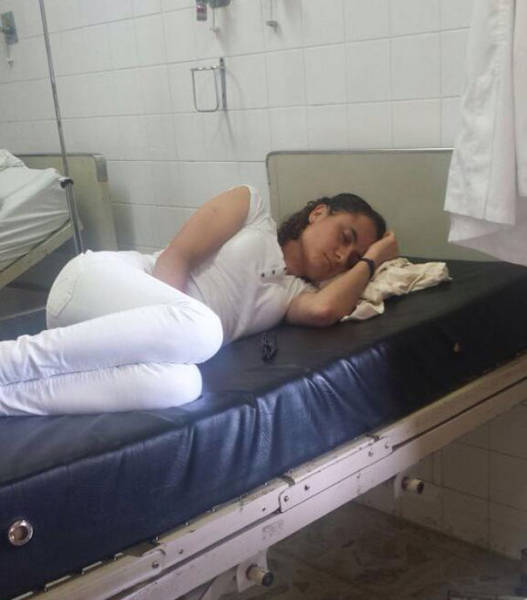 Уставшие медработники