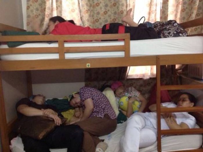 Уставшие медработники