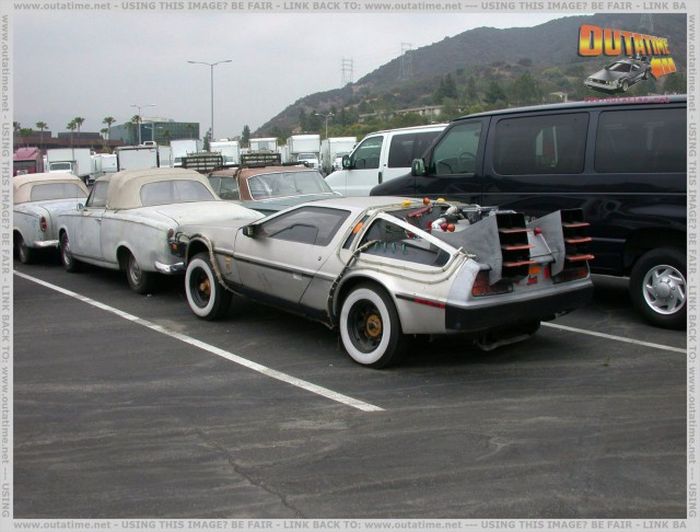 Интересные кадры со съемок «Назад в будущее»