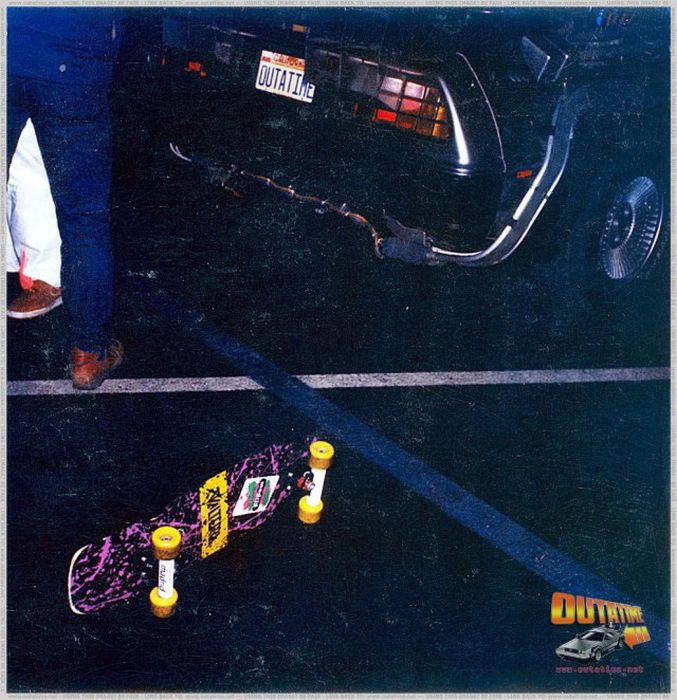 Интересные кадры со съемок «Назад в будущее»