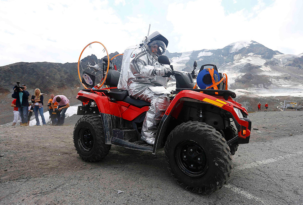 Подготовка к полету на Марс в Альпах