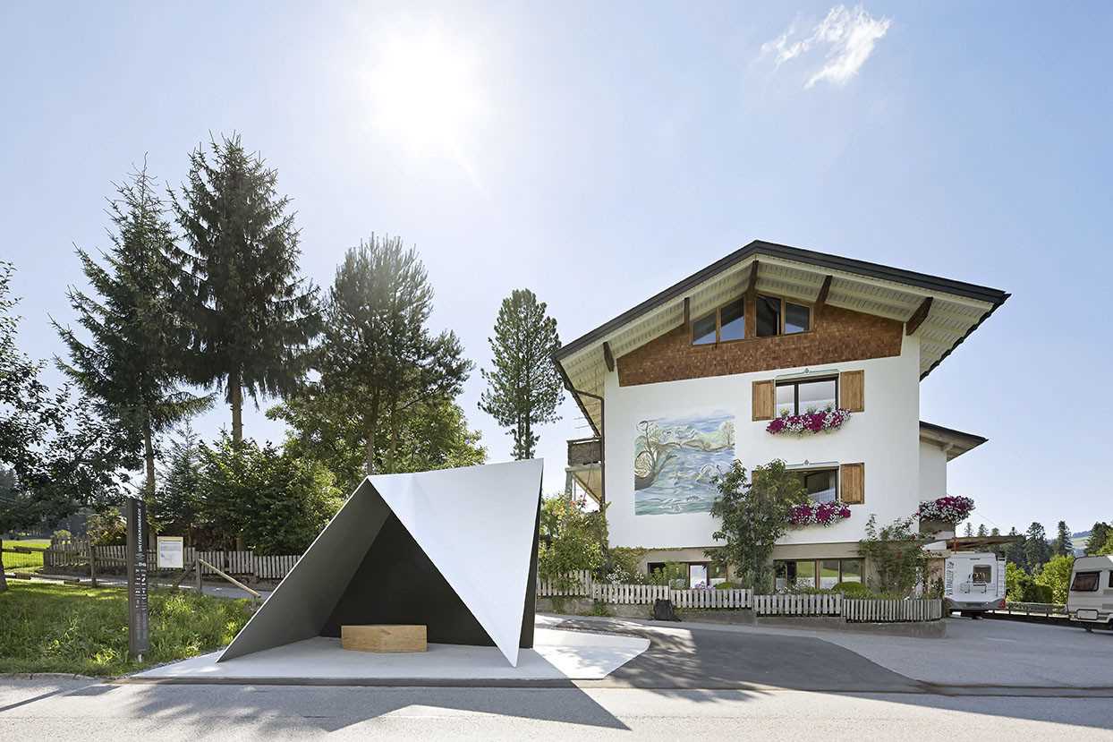 7 автобусных остановок от известных архитекторов в австрийской деревне