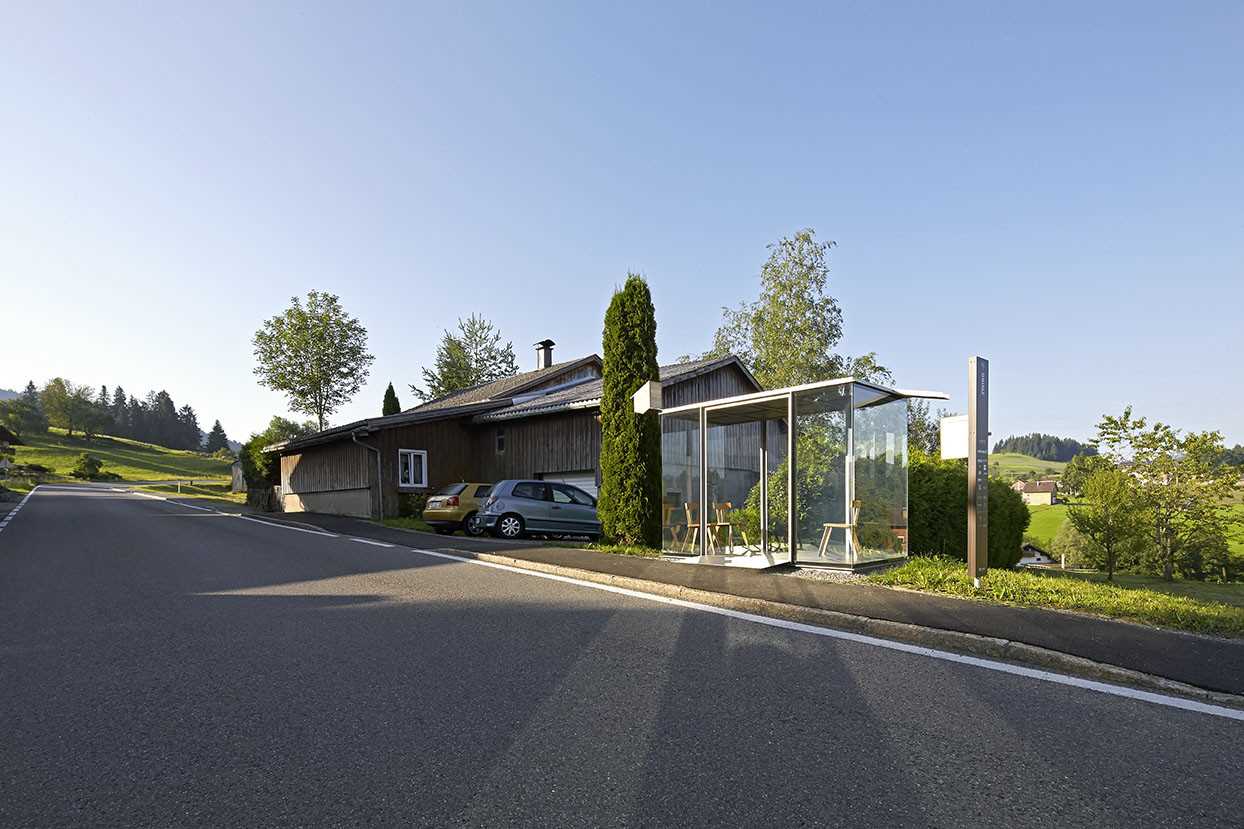 7 автобусных остановок от известных архитекторов в австрийской деревне