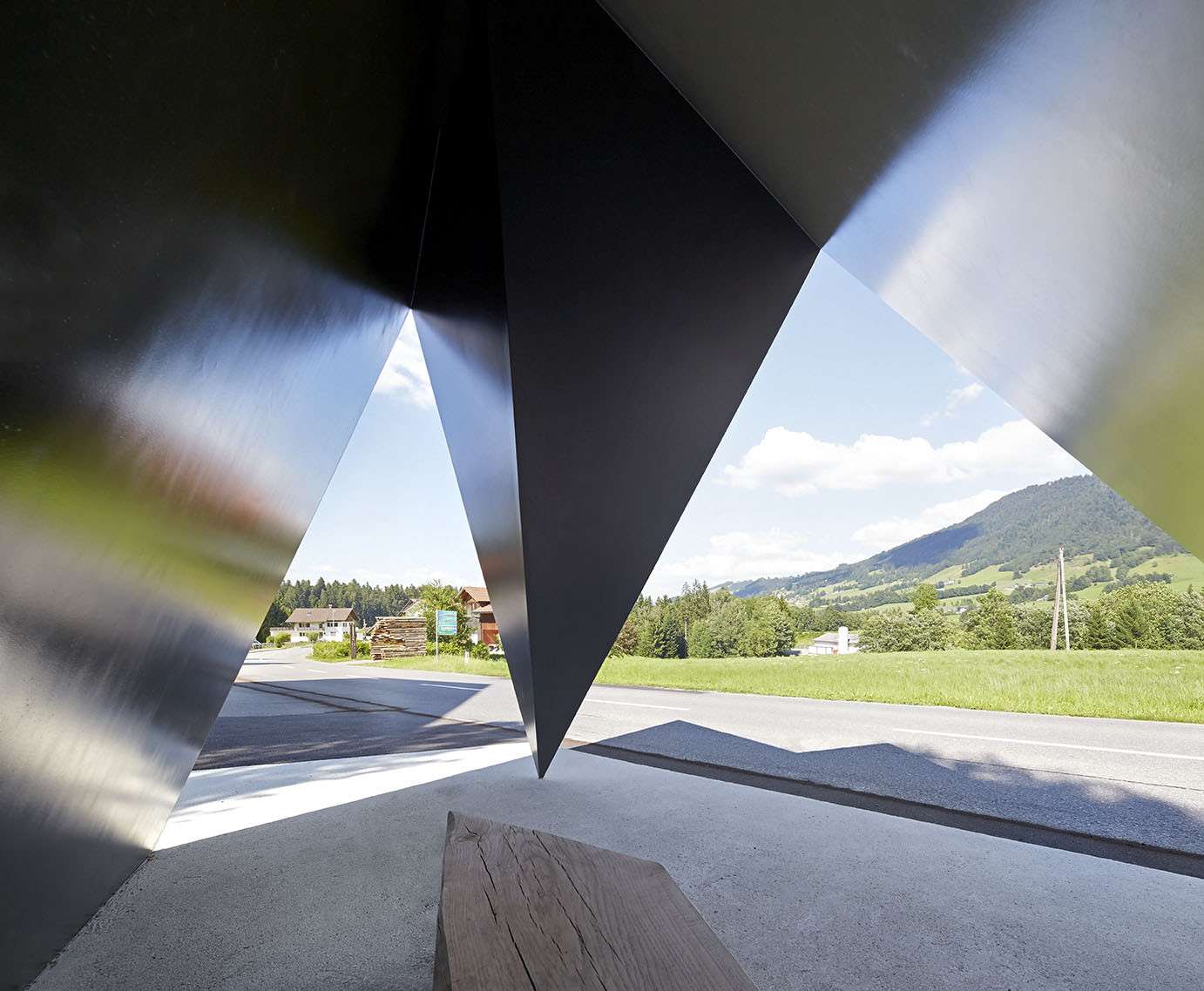 7 автобусных остановок от известных архитекторов в австрийской деревне