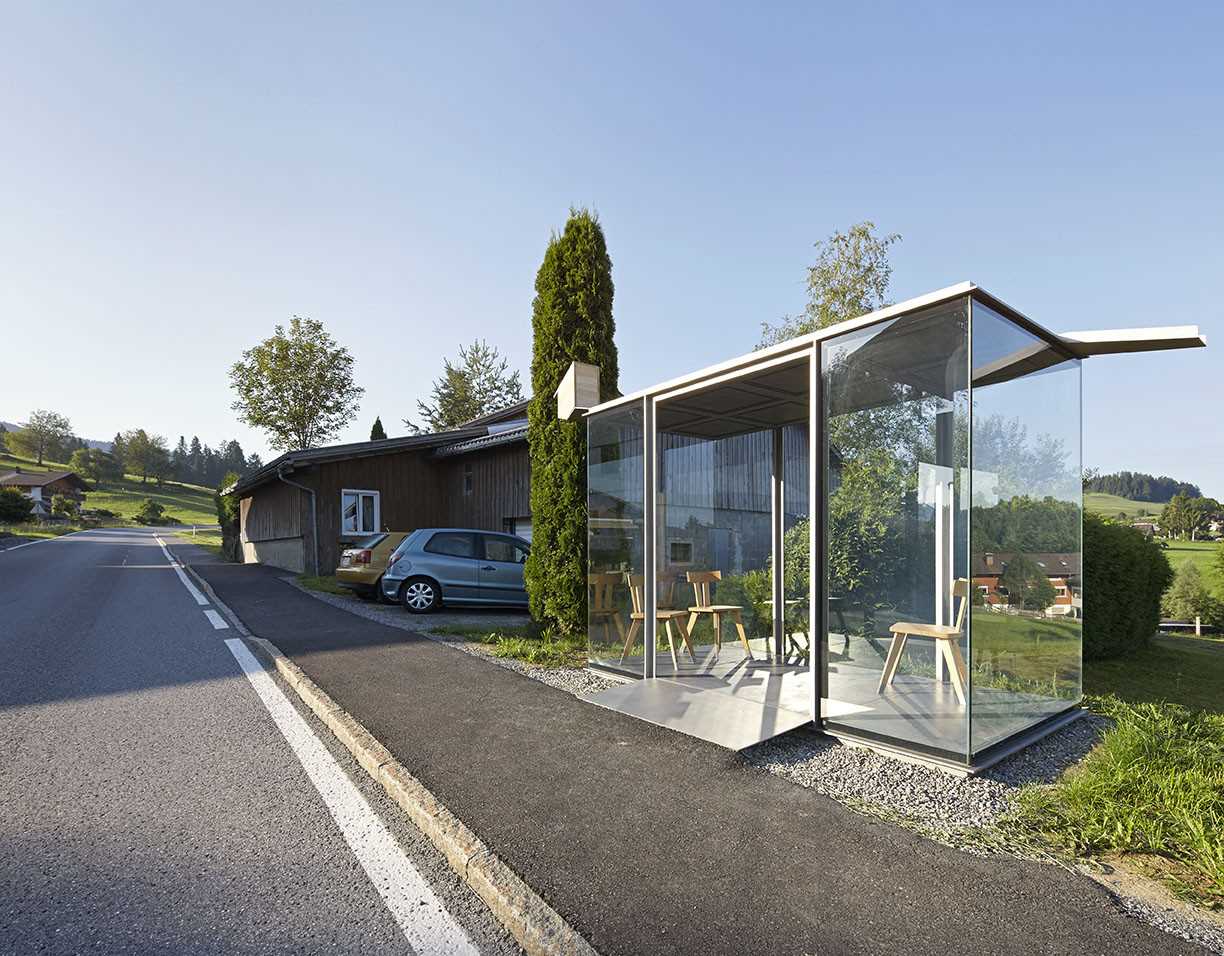7 автобусных остановок от известных архитекторов в австрийской деревне