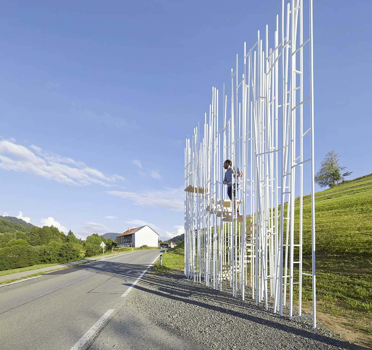 7 автобусных остановок от известных архитекторов в австрийской деревне