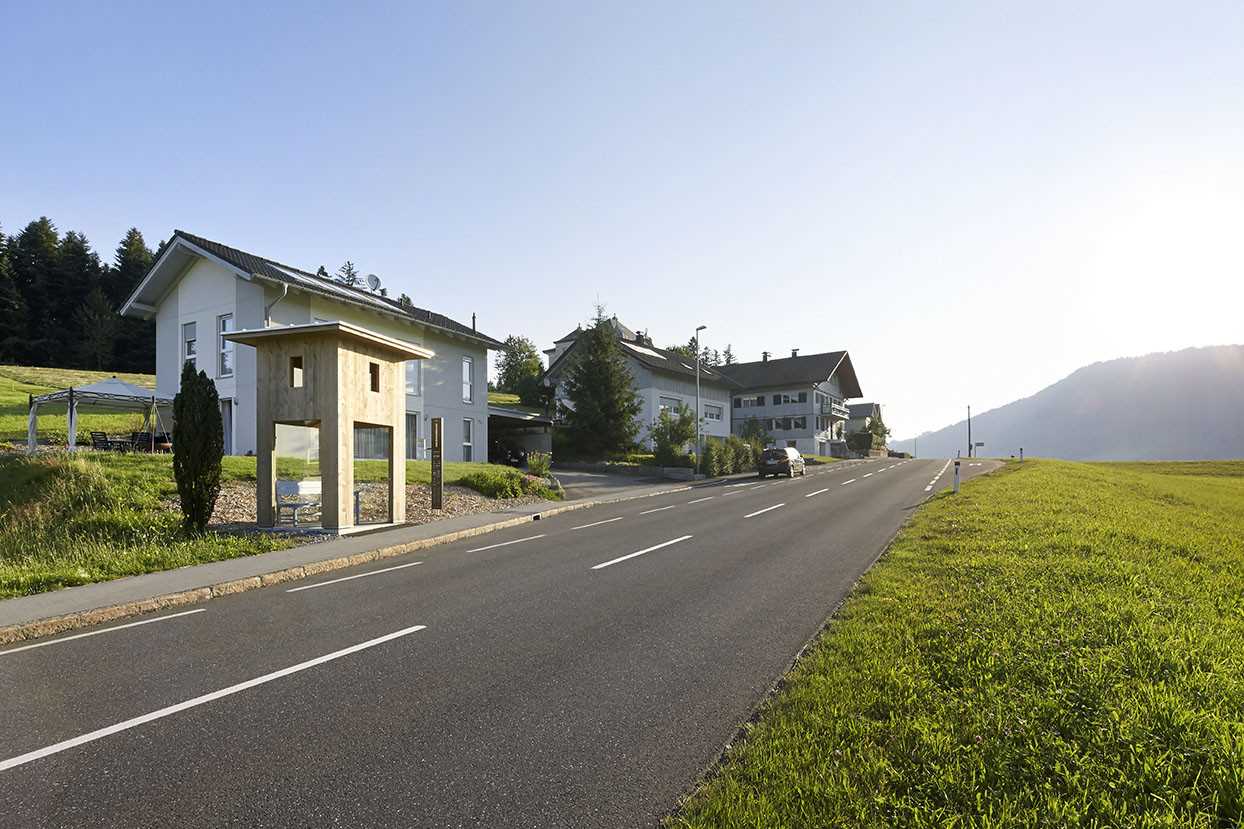 7 автобусных остановок от известных архитекторов в австрийской деревне