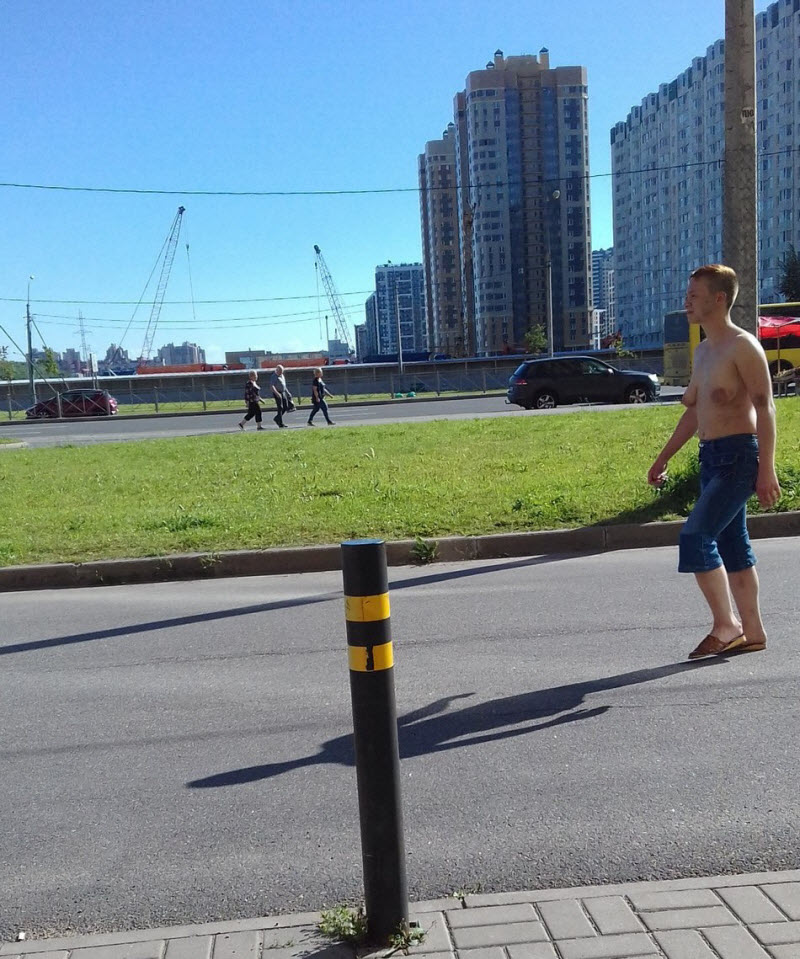 Модные персонажи на питерских улицах