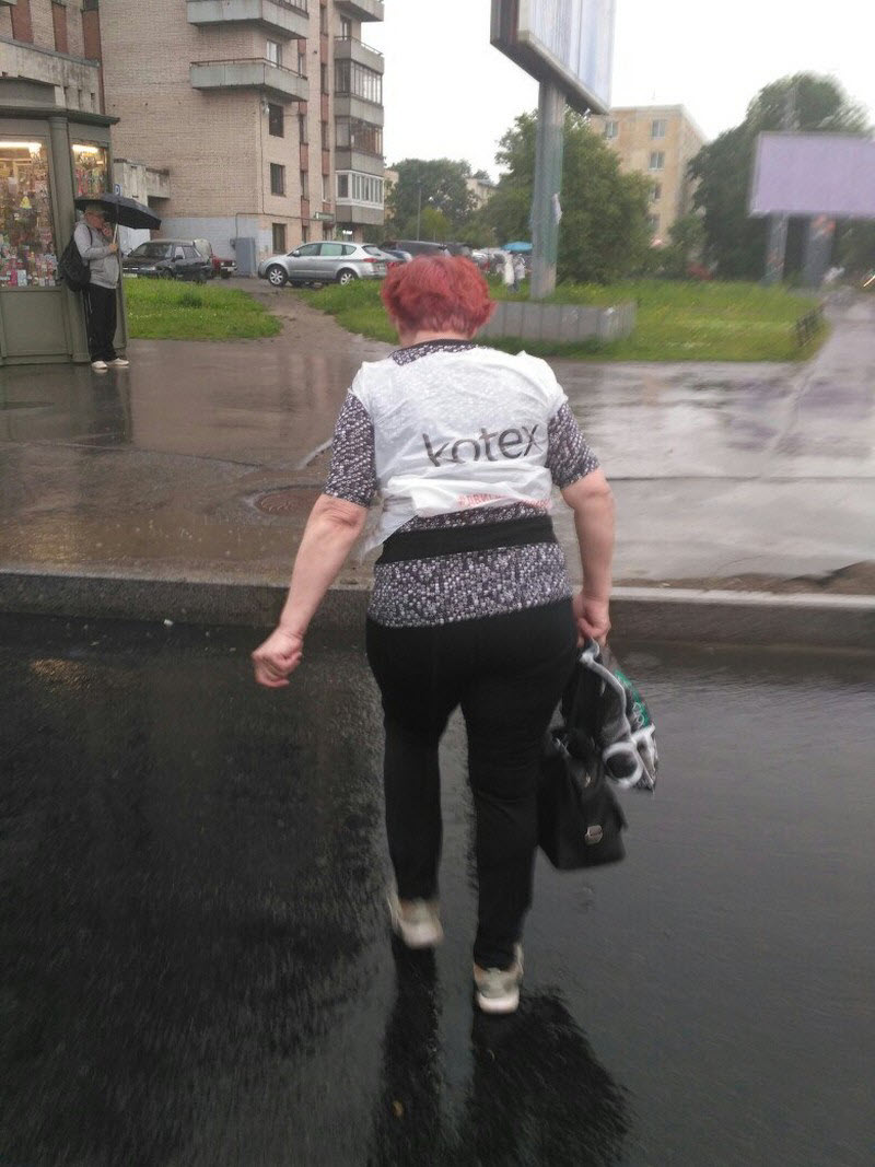 Модные персонажи на питерских улицах