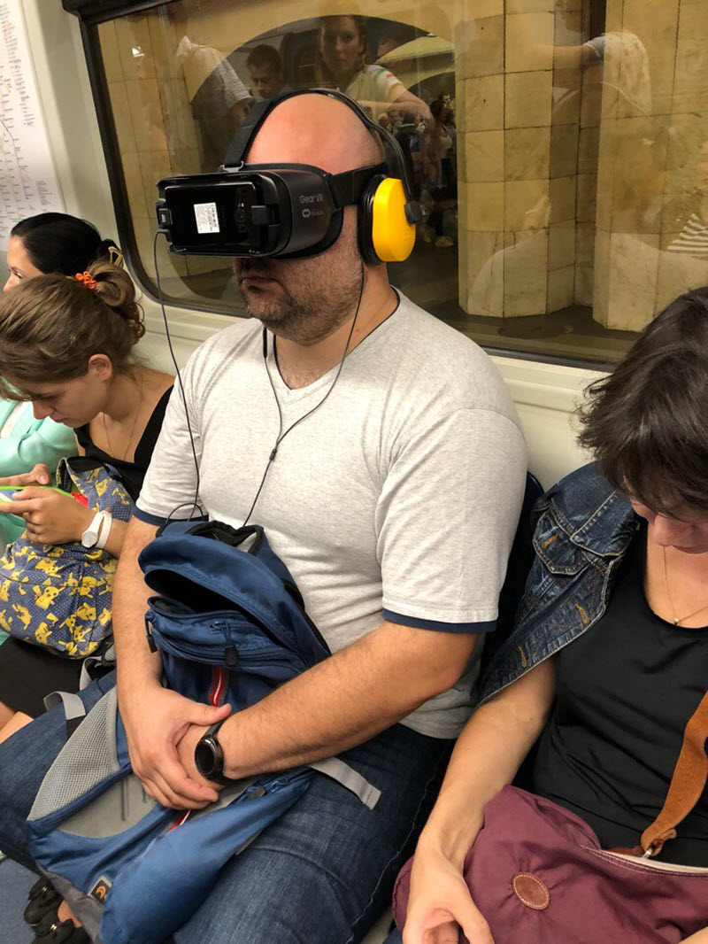 Модники из российского метрополитена