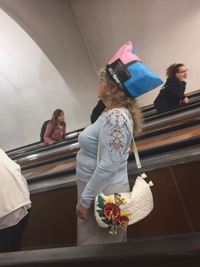 Модники из российского метрополитена