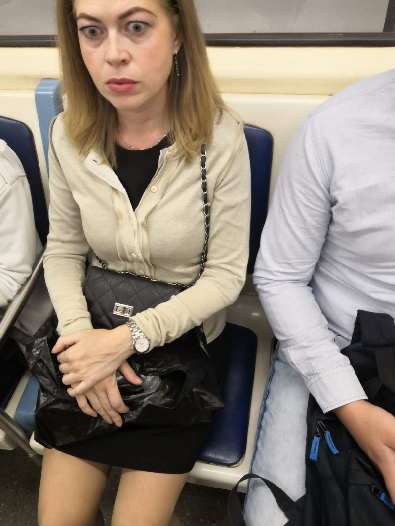 Модники из российского метрополитена