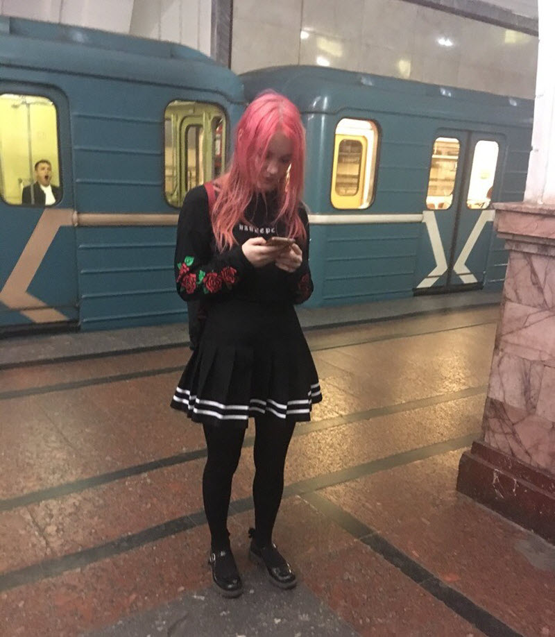 Модники из российского метрополитена