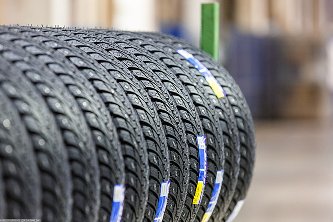 Michelin — как делают ошиповку на зимних шинах