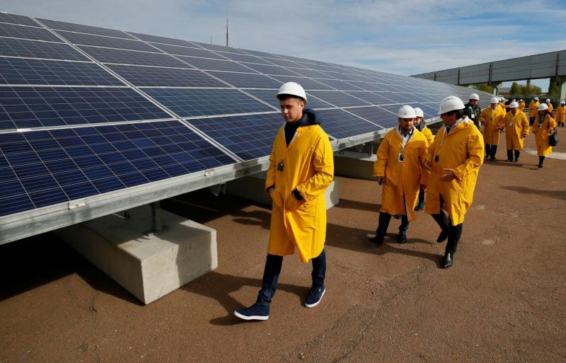 Через 30 после катастрофы в Чернобыле открыли солнечную электростанцию