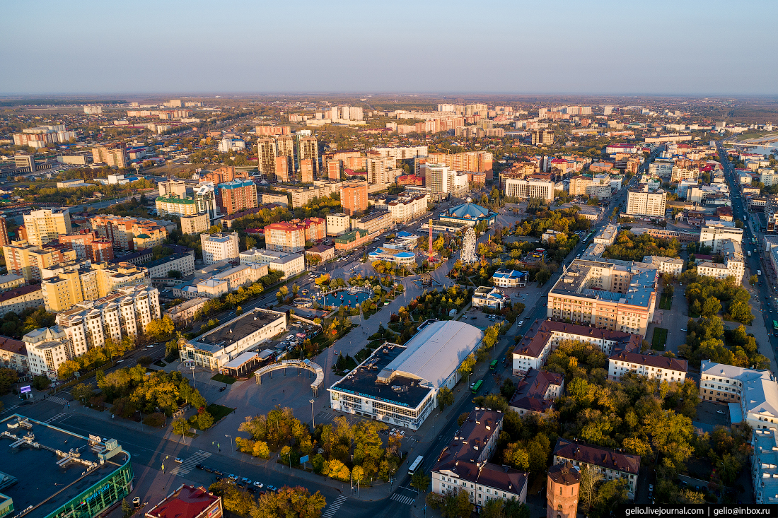 Тюмень с высоты птичьего полета